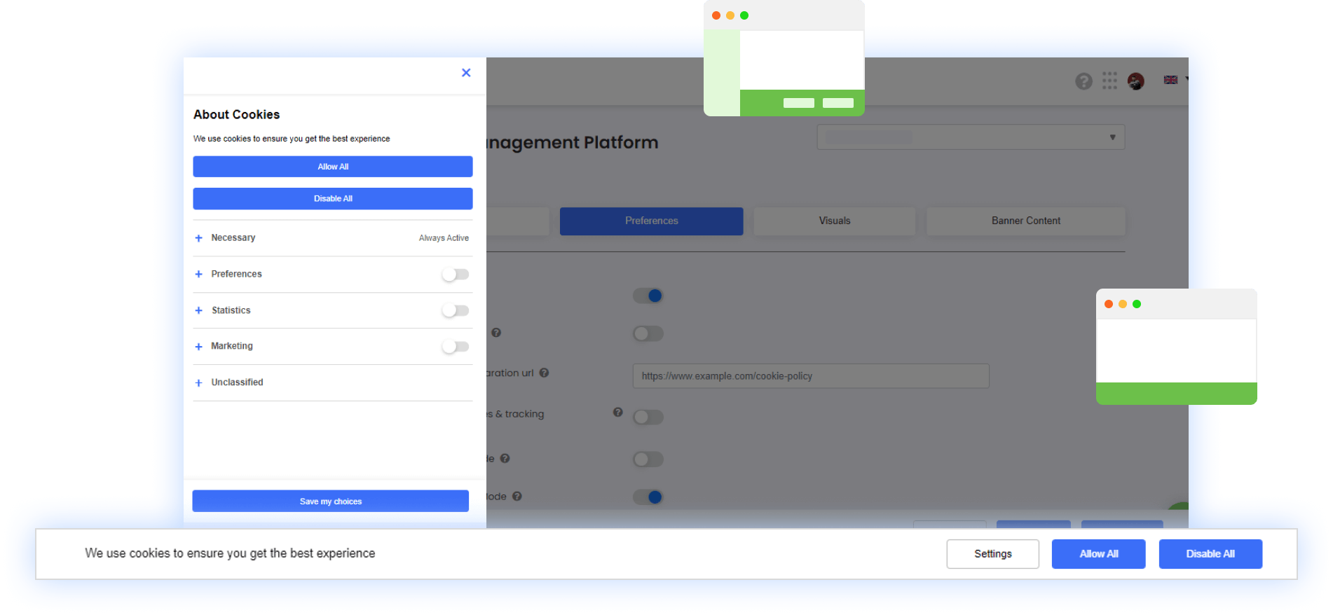 Customise your cookie consent banner