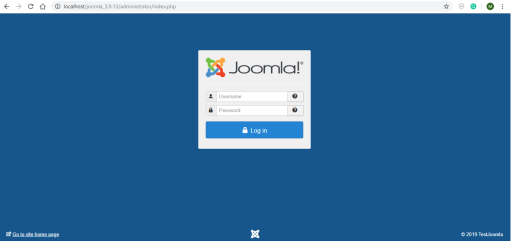 Jomla login