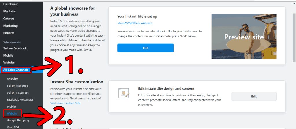 ecwid layout